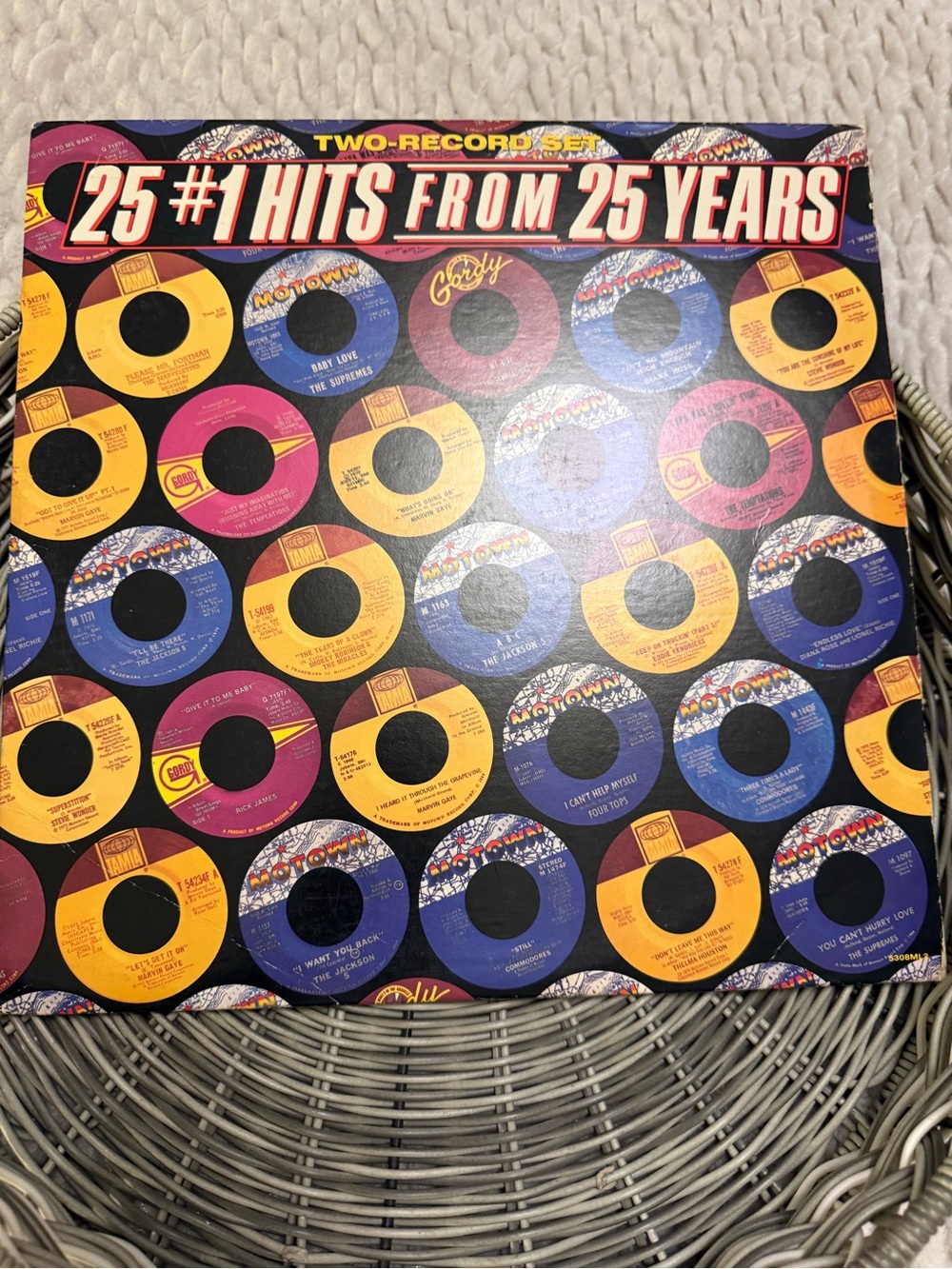 Vintage Motown 25 #1 Hits From 25 Years 2-LP Vinyl Record Set 5308ML2